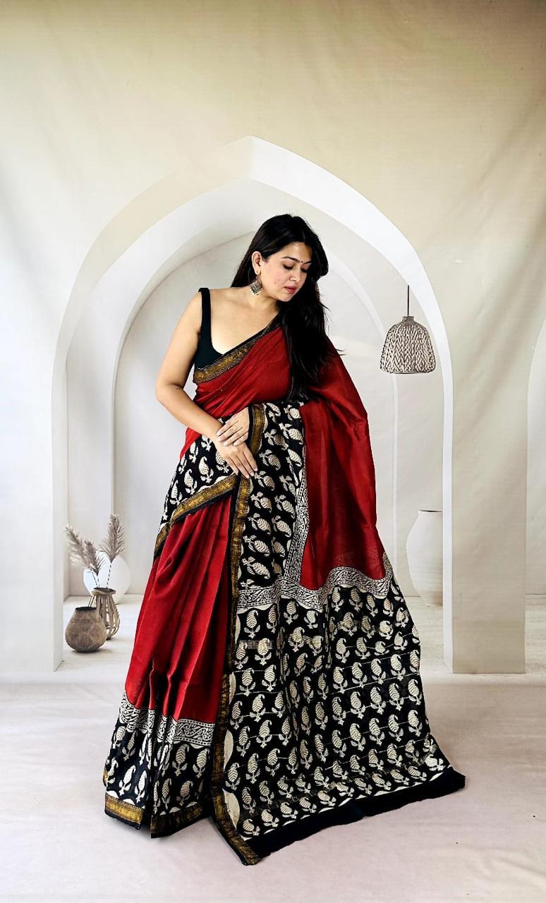 Soft Lightweight Maheshwari Saree