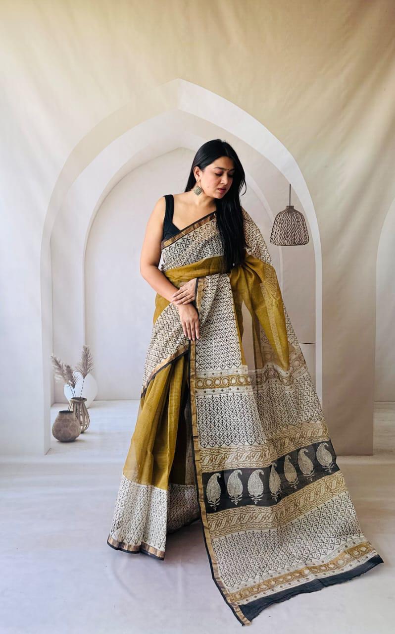 Buy Kota Doria Saree Online