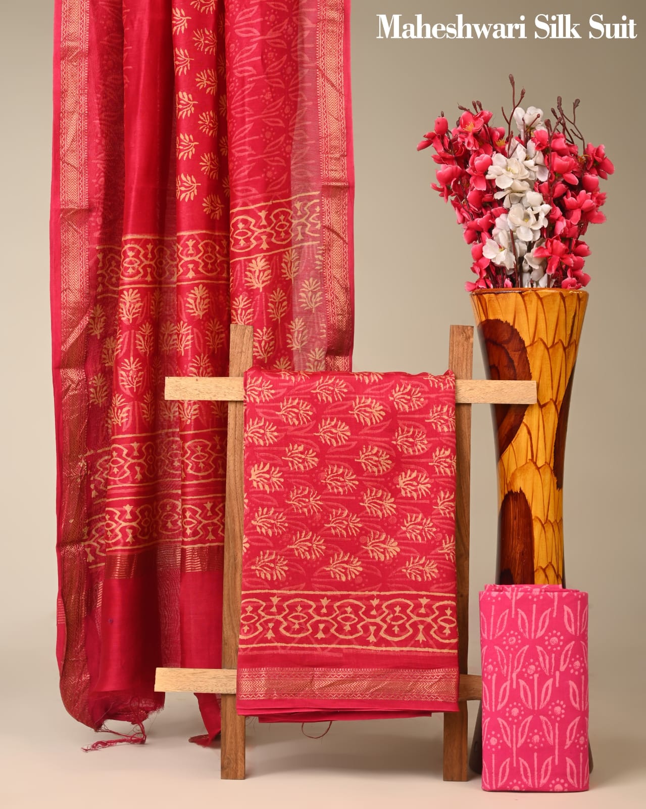 Latest Maheshwari Silk Suit Collection