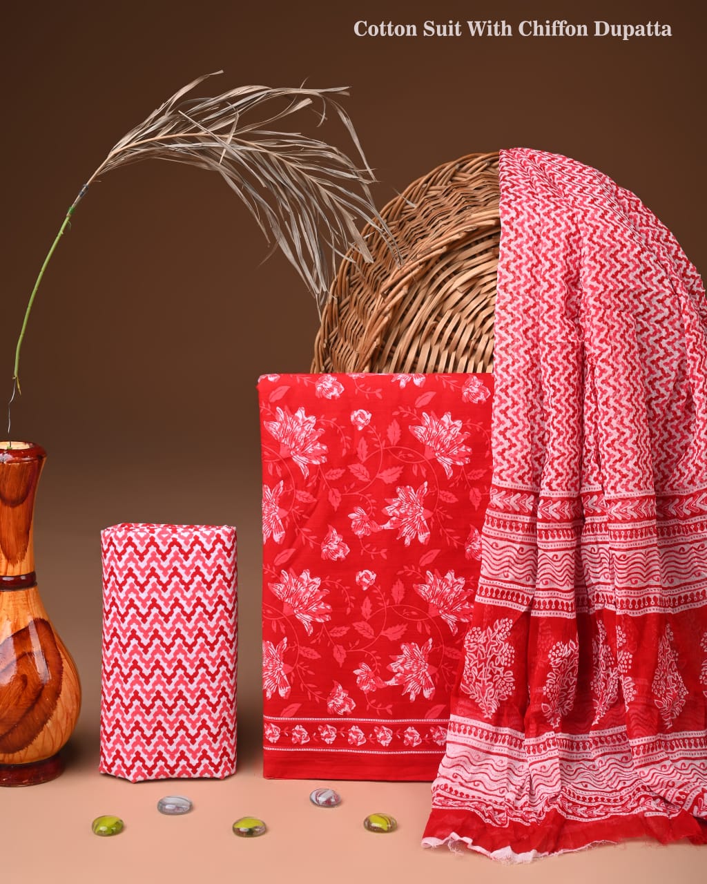 Daily Wear Hand Block Printed Cotton Dress Material