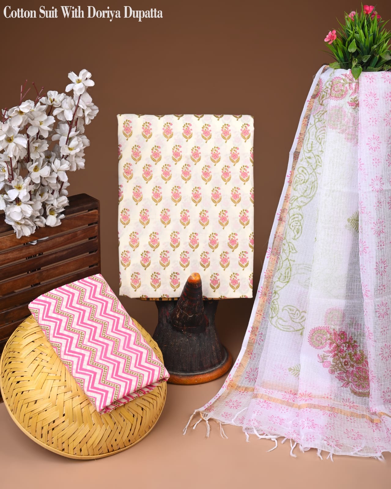Unstitched Cotton Suit