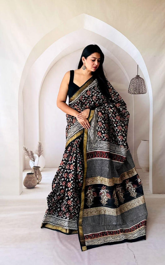 Traditional Maheshwari Saree for Office