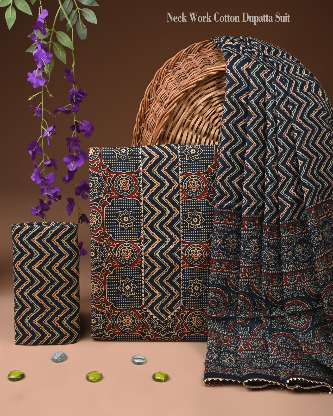 Traditional Cotton Suit Set – Gota Patti Edition