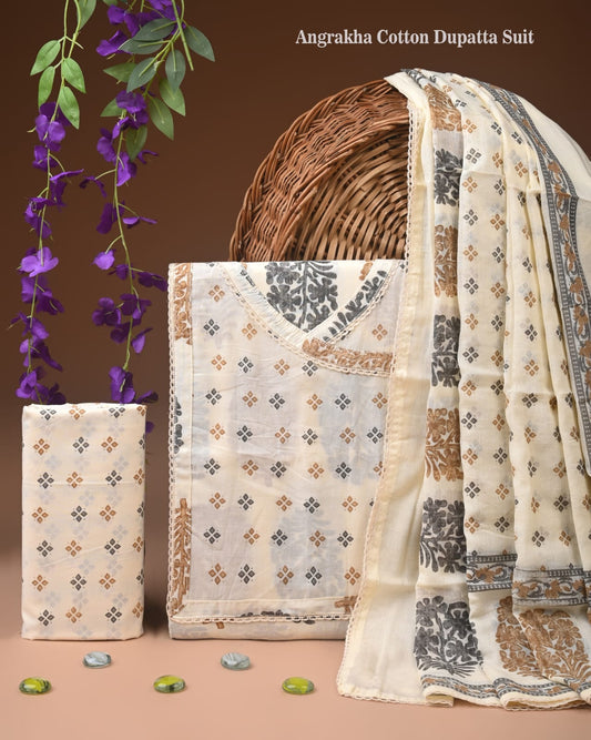 Elegant Gota Patti Cotton Suit for Festive Wear