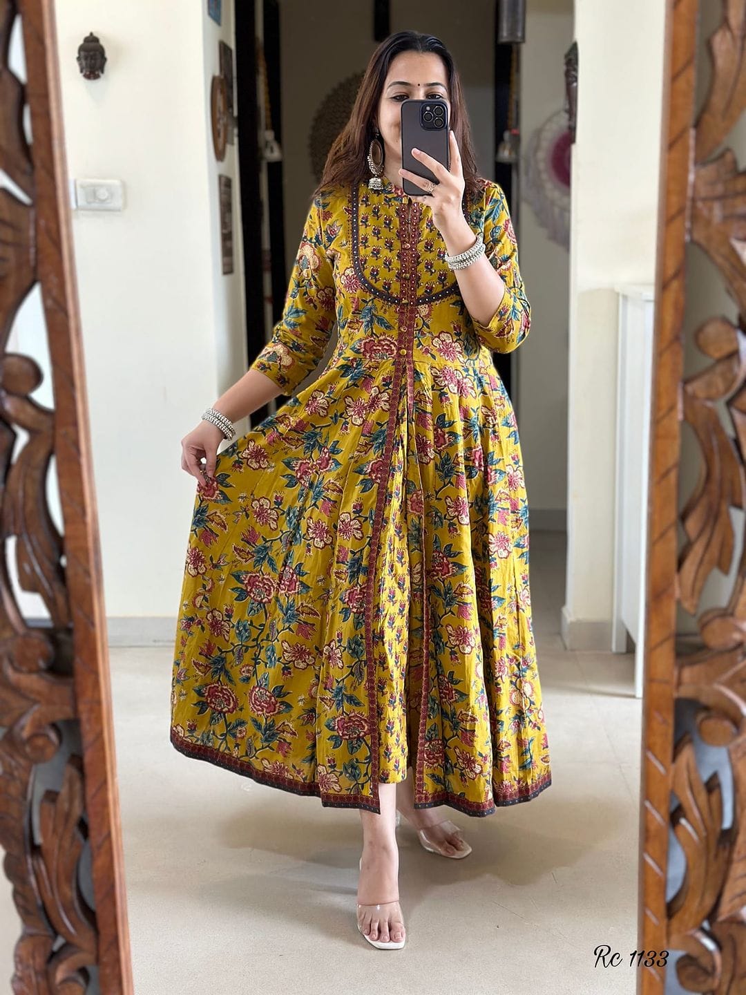 Premium Cotton Kurta Pant Set with Full Embroidery