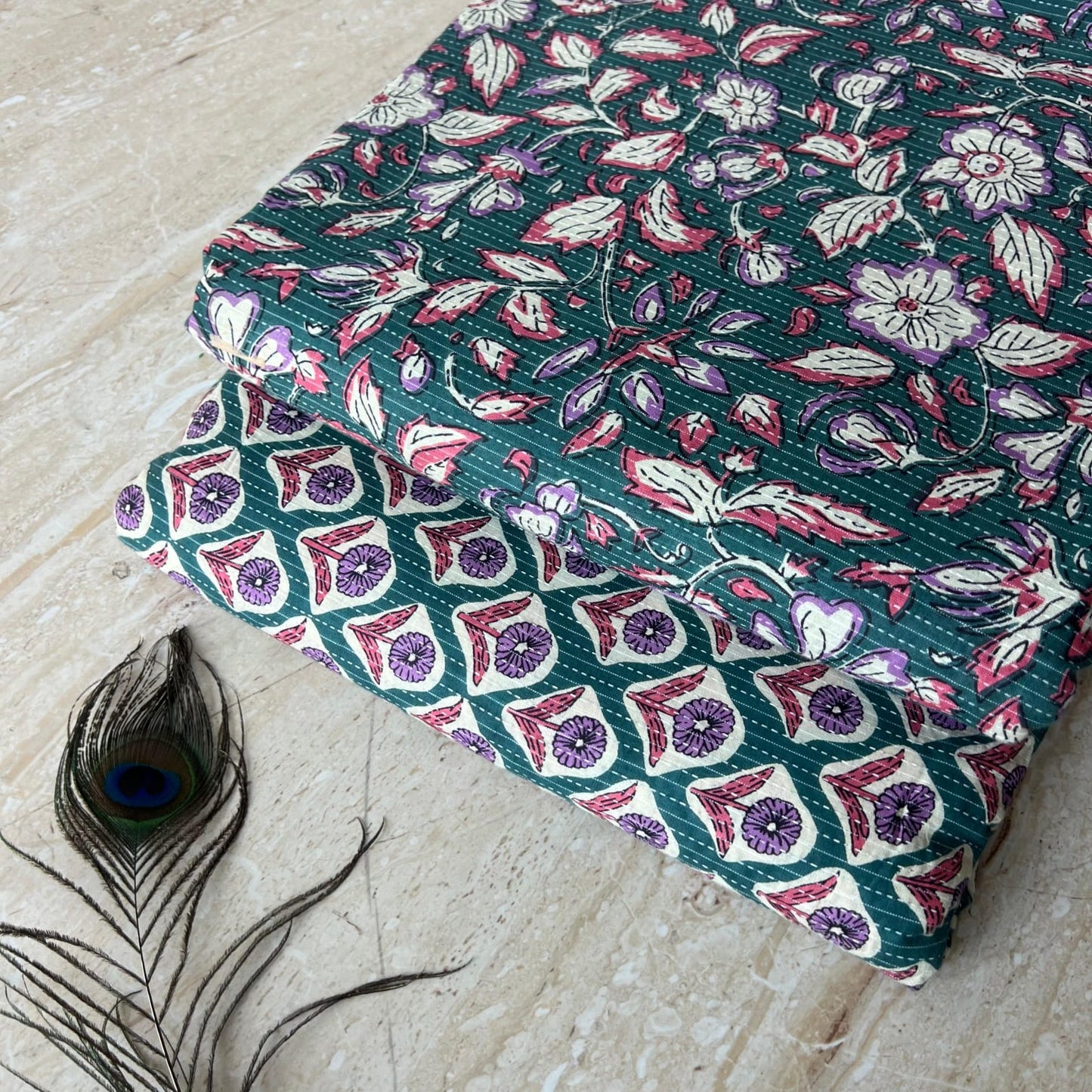 Handcrafted Block Print Cotton Suit Set India