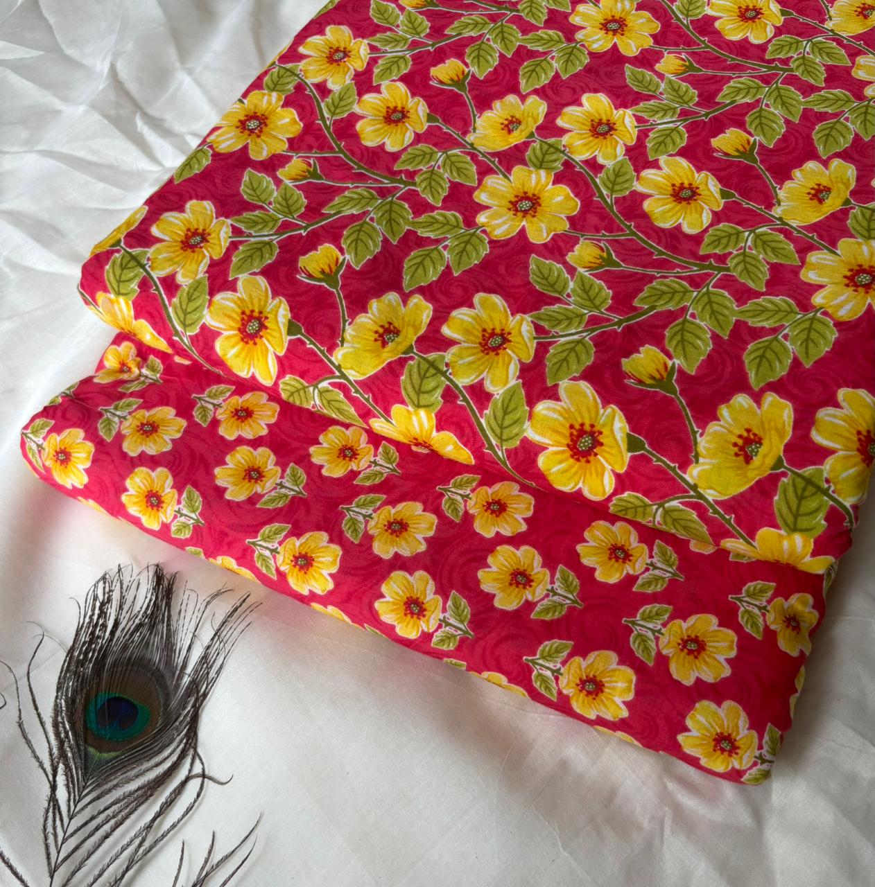 Designer Cotton Kantha 2 Piece Suit