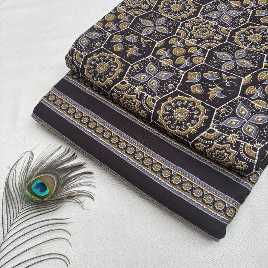 Casual Wear Bagru Print Kurta Pajama